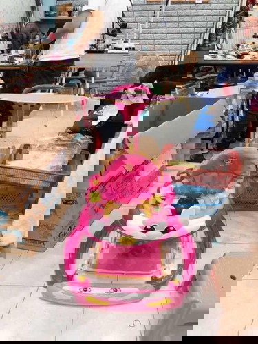 รถหัดเดินสีชมพูขนาดใหญ่ 450 บาท #ส่งฟรี