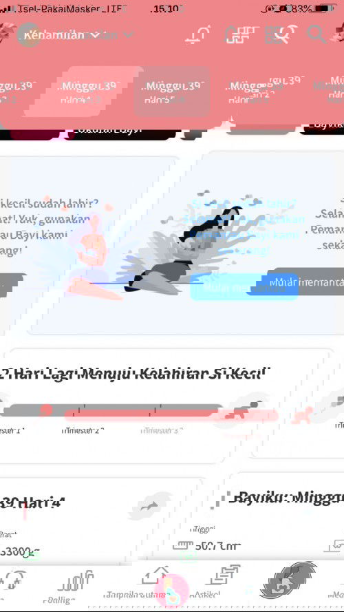 Keluar lendir campur darah