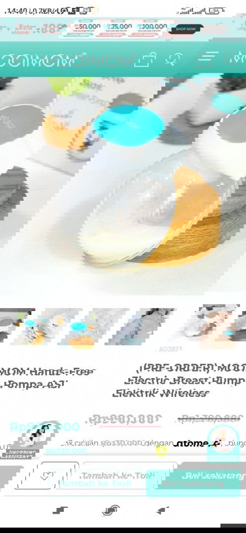 Pompa asi elektrik wireless