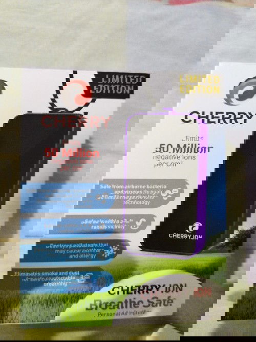 Mga mom share ko lang Cherry ion purifier it help us po lalo na sating dipa ng pa vaccine stay safe