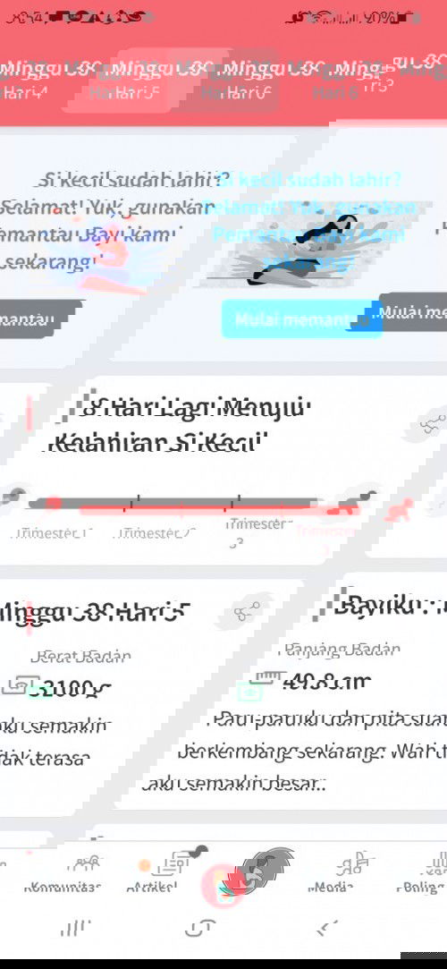 Semoga segera lahiran