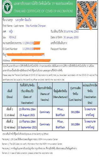 ไฟเซอร์ครบ2เข็มแล้ว