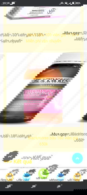 Dùng Blackmore trong 3 tháng cuối đc k ạ?