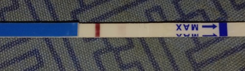 Urine pregnancy test