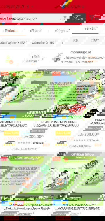 Preloved Breast pump mom uung