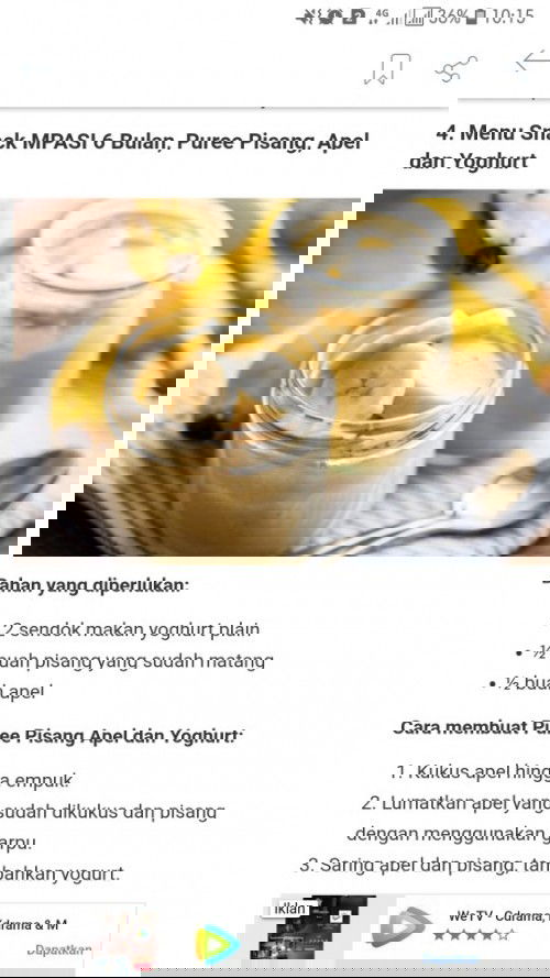 MpAsi awal bayi 6 bulan