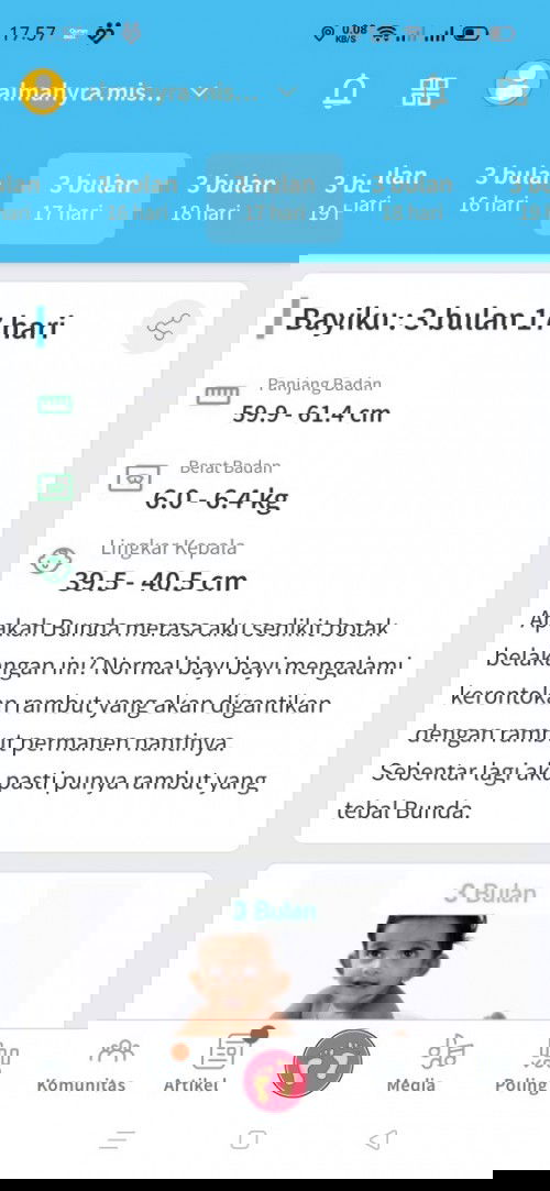 anak beratbadan nya cuma naik 500g