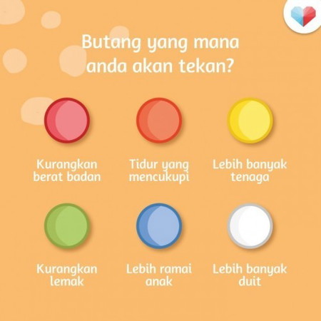 Jika diberi 1 pilihan, mana satu anda akan pilih?