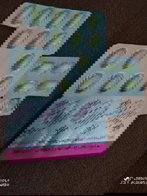 Jual microgest 200 mg,  sayang udh ga diminum