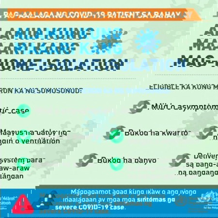 Pamantayan Ng Home-Based Care for Asymptomatic Covid-19 Cases