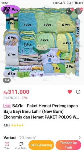 Mau nanya.segini cukup gak bun buat bayi baru lahir???
