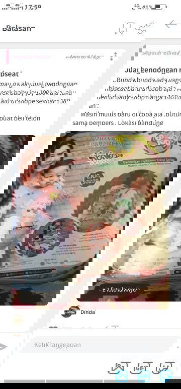 Jual gendongan hipseat