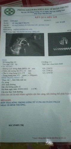Cho em hỏi thai 22 tuần mà 470gram là em bé đủ kí chưa ạ