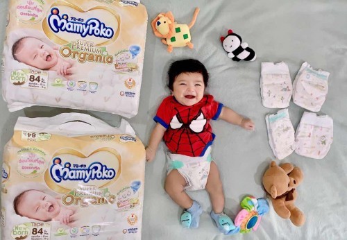รีวิวผ้าอ้อมสำเร็จรูปออแกนิก ของมามี่โพโคค่ะ