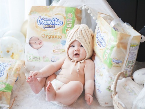 แพมเพิสแบรนด์เดียวที่แม่เลือกใช้ Mamypoko Super Premium Organic🤍🤎