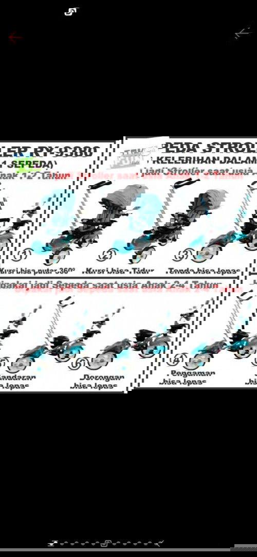 Nyari sepeda stoller