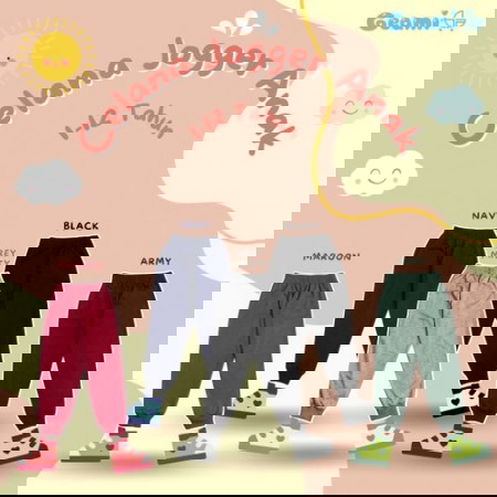 PROMO Launching Celana Panjang dan Jogger Anak