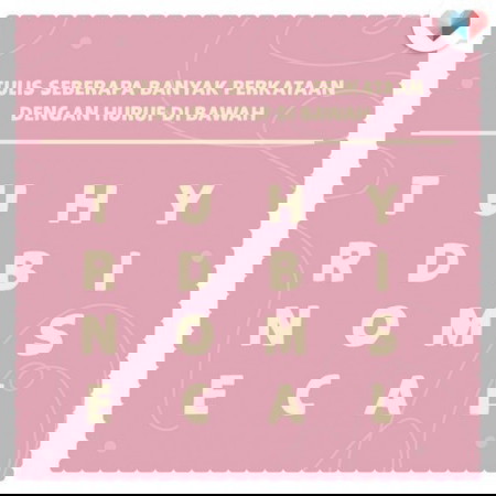 Berapa banyak perkataan yang anda boleh cipta?