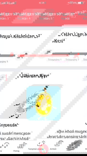 2 hari lg menuju hpl