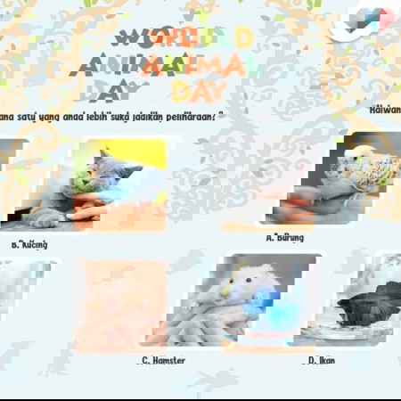 Anda pencinta haiwan tak?