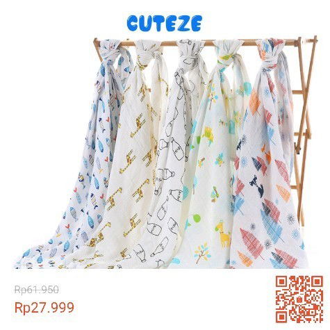 Bedong bayi #muslin termurah