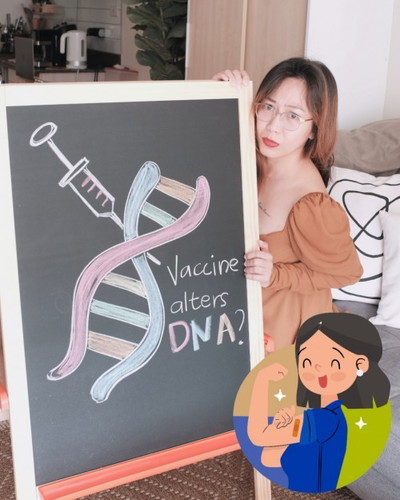 Will a COVID-19 vaccine alter my DNA?