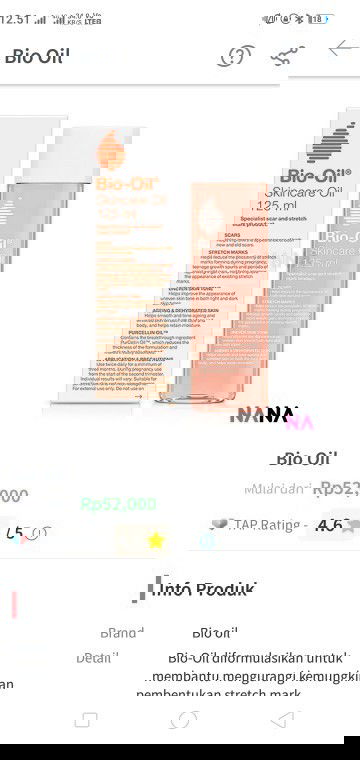 Bio oil untuk strechmark