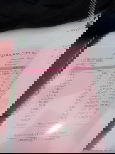 mataas na neutrophyl at mababang lymphocytes