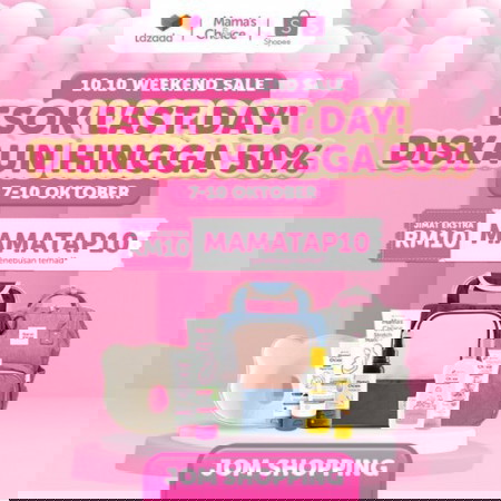 📣 LAST DAY! Sebelum 10.10 Weekend Sale berakhir