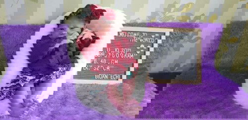 Alhamdulillah bun hpl 12 Oktober udah lahir seorang putri kecil tadi pagi senin 11 Oktober 2021