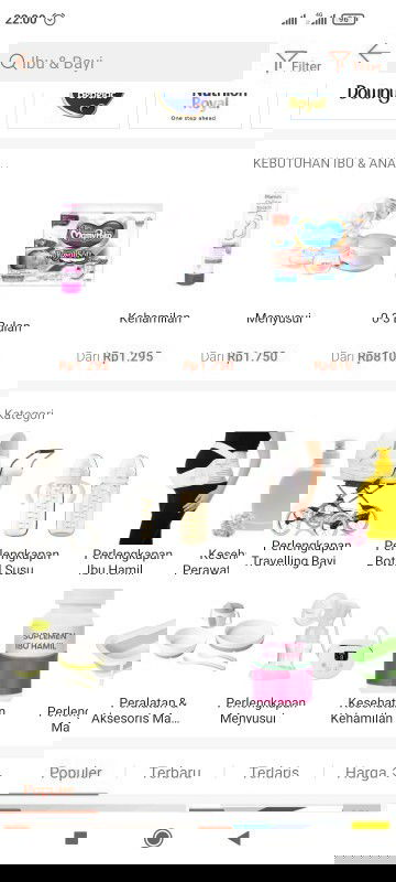 keperluan mom and baby d Shopee murah2 terjangkau pkoknya