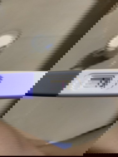 2ขีดจางแบบนี้มีโอกาสท้องมั้ยคะแม่