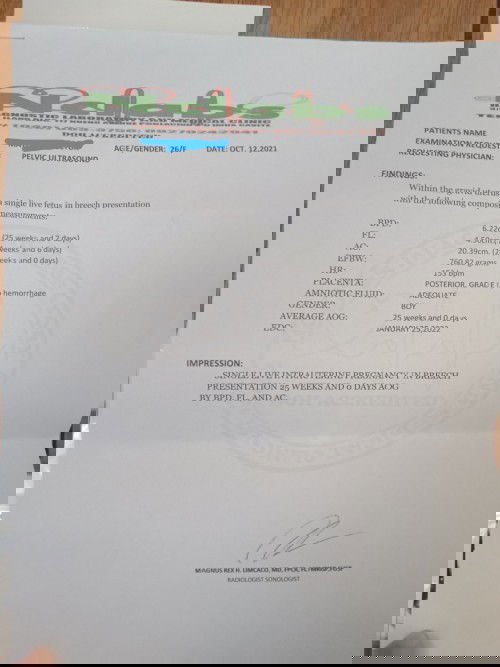 25weeks pregnant here. Okay lang po ba result ng ultrasound ko?