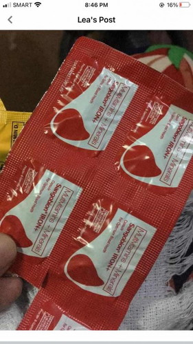 Calcium + vitamin D + minerals and sabgobion