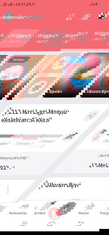 Tidak sama dengan aplikasi kehamilan