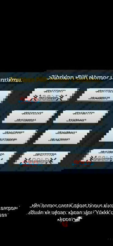 Bantu Suami Jual Nomor Cantik INDOSAT