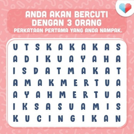 Bercuti dengan siapa agaknya tu?