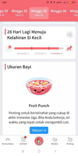 udah ngerasain apa aja bun yg hpl November ???