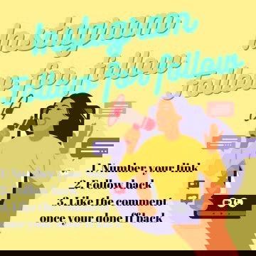 INSTAGRAM FOLLOW TO FOLLOW