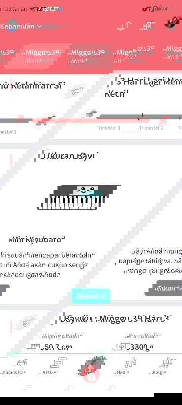 Menuju HPL Belum ada tanda gelombang cinta