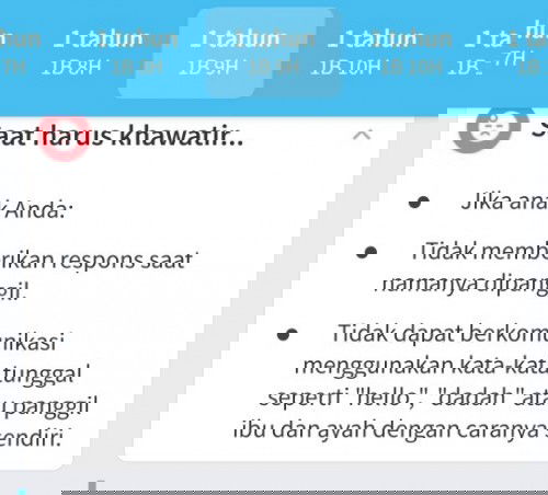 Bayi usia 1 tahun belum bisa mengucap kata