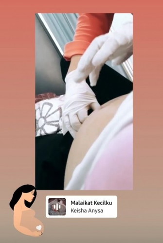 17W, Posisi Janin Turun, Perut Bagian Bawah Sakit