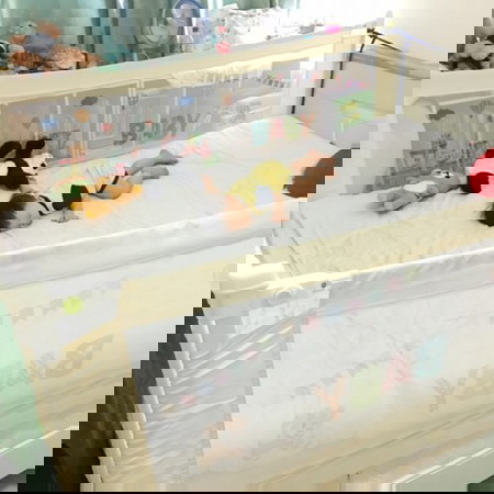 ส่งต่อ คอกเด็กประกอบเตียง/ที่กั้นเตียง 5 ฟุต