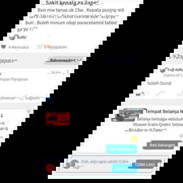 Ga bisa baca komen bunda²