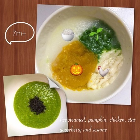 ข้าวตุ๋นฟักทอง อาหารเสริมเด็ก 7m+