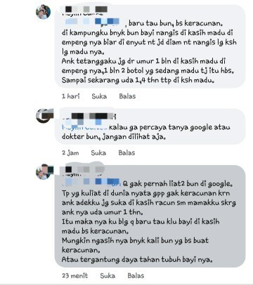 Bahaya madu untuk bayi di bawah usia 1 tahun