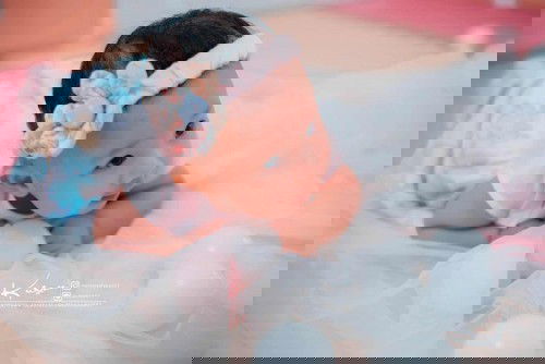 ลูก 4 เกือน นอนยาก มาก