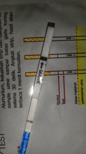 Telat 14 hari tespek belum garis 2 terang