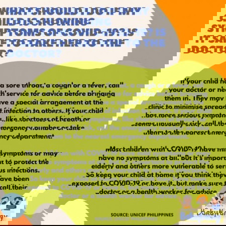 What to do if your child is showing symptoms of Covid-19?