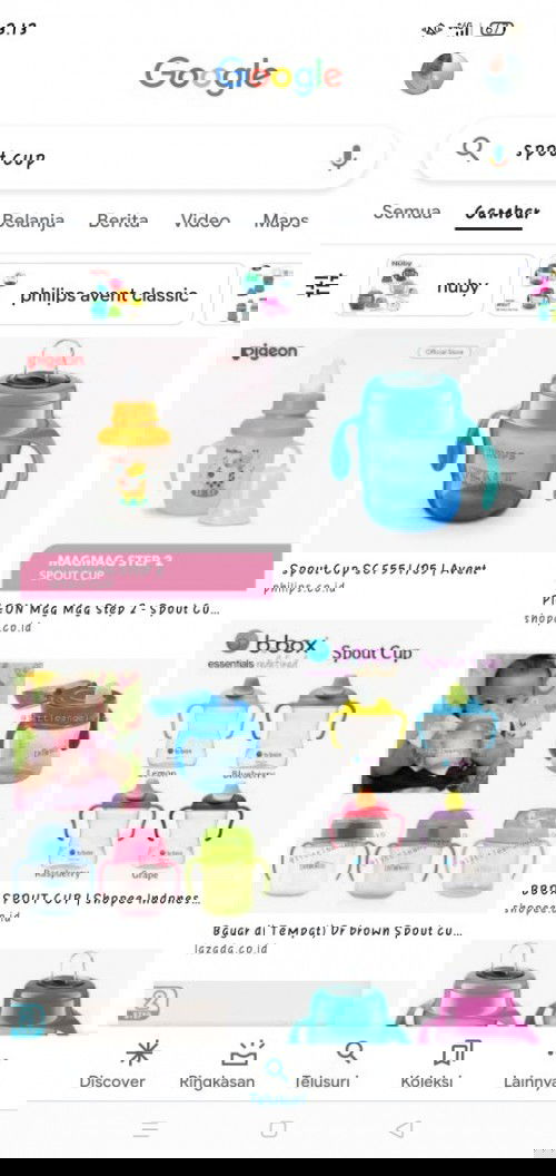 spout cup, mulai diajarkan bayi sejak usia berapa?